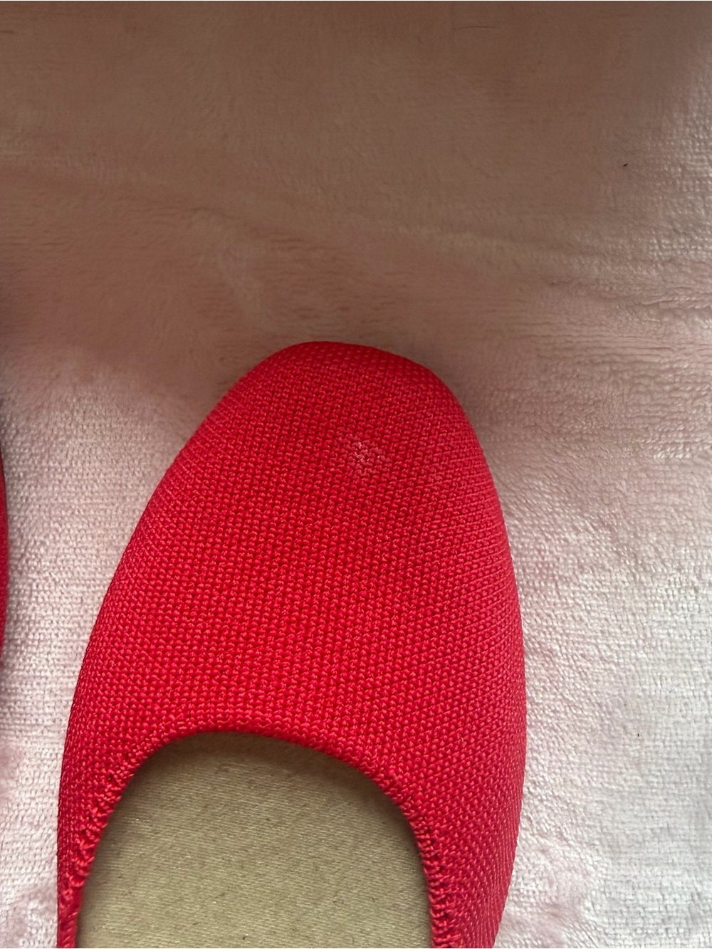 NIB Rothy's Women's Red The Square Mary Jane Slip-On Flats - Picture 4 of 5
